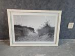 Zwart-wit foto in lijst, Huis en Inrichting, Woonaccessoires | Schilderijen, Tekeningen en Foto's, Ophalen, Minder dan 50 cm, Zo goed als nieuw