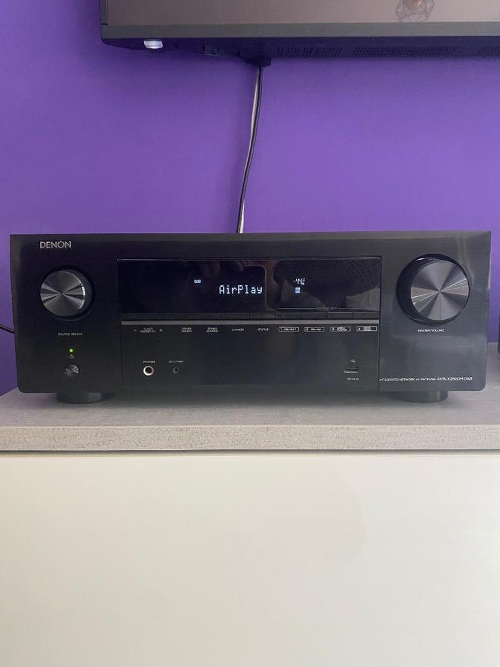 Denon AVR-X2800H DAB, Audio, Tv en Foto, Versterkers en Receivers, Zo goed als nieuw, Overige systemen, 60 tot 120 watt, Denon