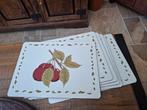 6 placemats Van Cleef kersen, Ophalen of Verzenden