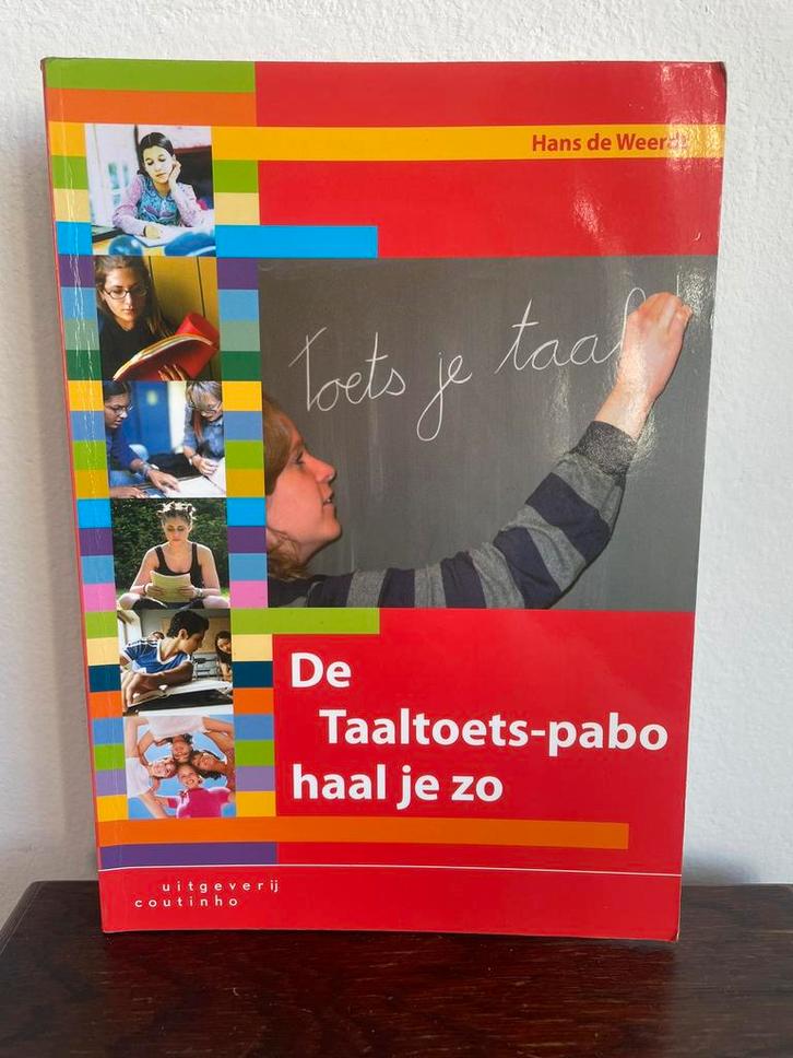 De taaltoets pabo haal je zo, H. de Weerdt, Boeken, Studieboeken en Cursussen, Zo goed als nieuw, HBO, Alpha, Ophalen of Verzenden