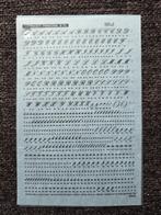 Wrijfletters - Letraset Printpak - Vintage - gebruikt - #2, Hobby en Vrije tijd, Tekenen, Ophalen of Verzenden, Gebruikt, Overige typen