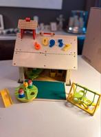Vintage Fisher-Price Speelhuis met Accessoires, Ophalen of Verzenden, Gebruikt, Knutselen
