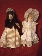 2 SIERPOPPEN 45 cm hoog zeer mooi, Ophalen of Verzenden, Zo goed als nieuw, Pop