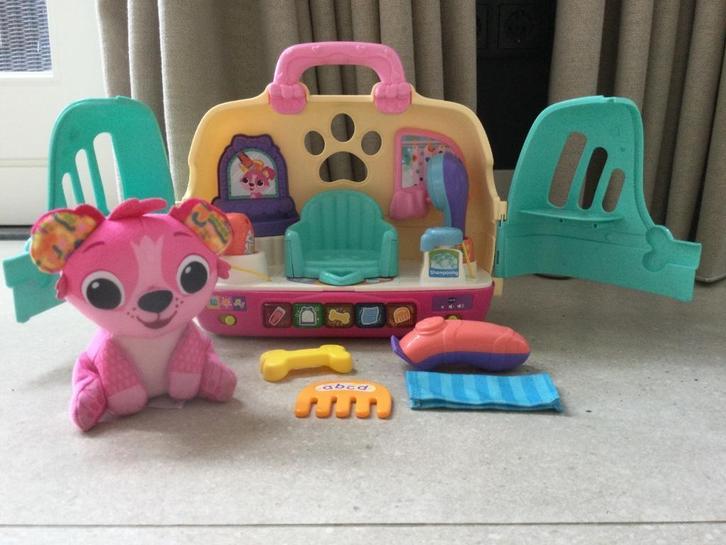 Vtech trimsalon hondje kapper spelen vanaf 1,5 jaar, Kinderen en Baby's, Speelgoed | Vtech, Zo goed als nieuw, 6 maanden tot 2 jaar