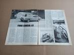 Test (uit oud tijdschrift) Ford Consul GT (1973), Verzamelen, Auto's, Gebruikt, Verzenden