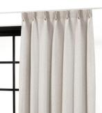 Verduisterend gordijn Kwantum Liam beige wit B 265 x L 245, Huis en Inrichting, Stoffering | Gordijnen en Lamellen, Crème, 200 cm of meer