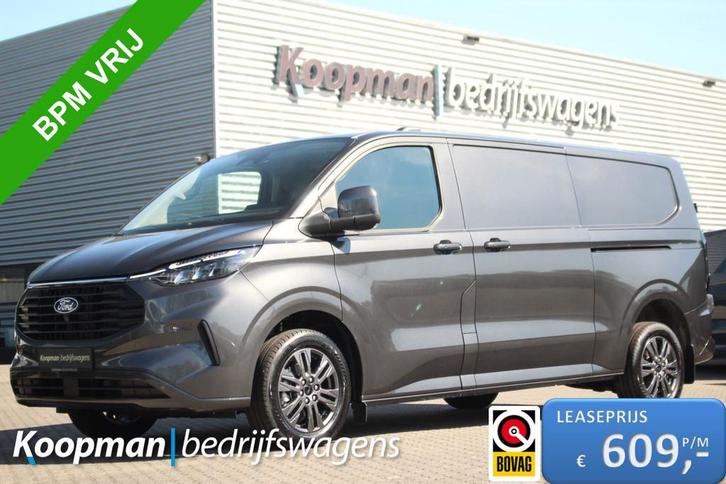 Ford Transit Custom 320 2.0TDCI 150pk L2H1 Limited | L+R Zij, Auto's, Bestelauto's, Te koop, ABS, Adaptive Cruise Control, Airconditioning