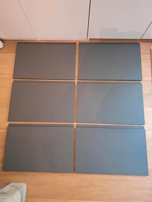7 Ikea Voxtorp ladefronten grijs, Huis en Inrichting, Keuken | Keukenelementen, Zo goed als nieuw, Minder dan 100 cm, 50 tot 100 cm