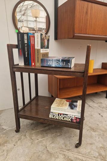 Vintage boeken trolley, 55cm beschikbaar voor biedingen