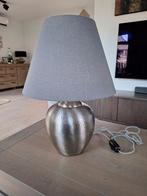 Mooie tafellamp met dimmer. Grijs Ikea., Huis en Inrichting, Ophalen, Gebruikt, Metaal, 50 tot 75 cm