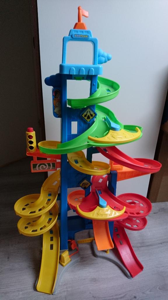 little people racebaan Fisher Price, Kinderen en Baby's, Speelgoed | Racebanen, Zo goed als nieuw, Racebaan, Handmatig, Overige merken