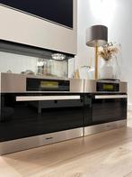 Luxe miele set combi oven magnetron en combi stoomoven, Stoom, Zo goed als nieuw, Oven met grill, Inbouw