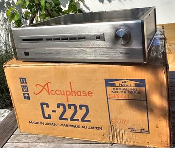 ACCUPHASE C-222 referentie pre amp, phono MM/MC, garantie ! beschikbaar voor biedingen