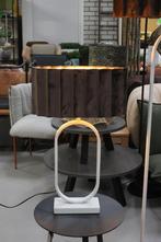 Vloerlamp + tafellamp JAMIRI + velvet lampenkap ovaal DISLI, Ophalen, Zo goed als nieuw, Metaal, 150 tot 200 cm
