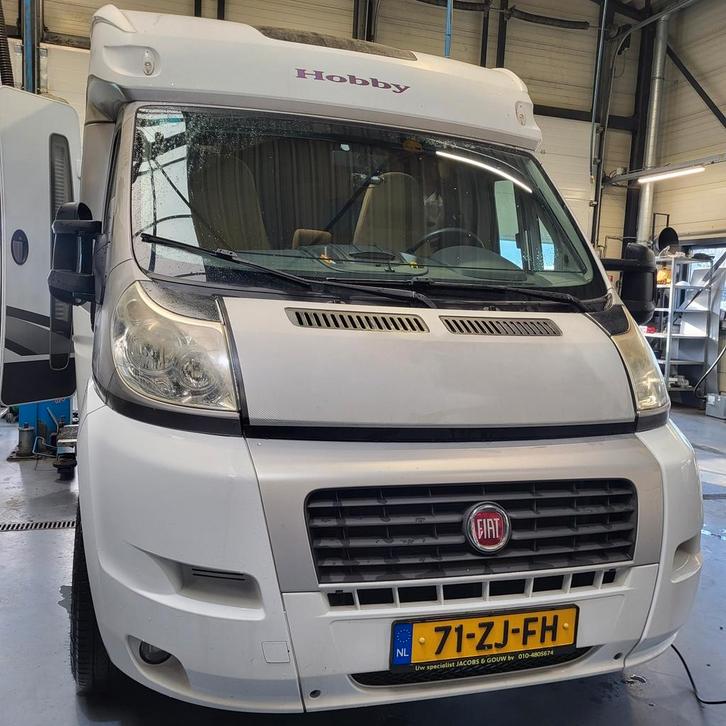Fiat ducato halfintegraal camper 2.3 tdi 170pk  2008, Caravans en Kamperen, Campers, Particulier, tot en met 4, Half-integraal