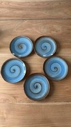 Vintage Handgedraaide gebaksbordjes, Huis en Inrichting, Keuken | Servies, Ophalen of Verzenden, Zo goed als nieuw, Overige stijlen