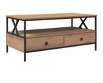Industriële salontafel met lades, Huis en Inrichting, Tafels | Salontafels, Ophalen of Verzenden