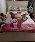 Bed, Huis en Inrichting, Ophalen, Eenpersoons, Dekbedovertrek, Zo goed als nieuw