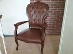 Chesterfield antiek brocante stoel, Antiek en Kunst, Antiek | Meubels | Stoelen en Banken, Ophalen