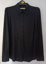 Studio anneloes travelstof blouse poppy pinstripe mt l, Studio Anneloes, Zwart, Maat 42/44 (L), Ophalen of Verzenden