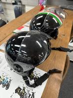 Scooter helm 2x | vinz helmets| retro style| pot helm, Fietsen en Brommers, Brommerhelmen, Ophalen of Verzenden, Zo goed als nieuw