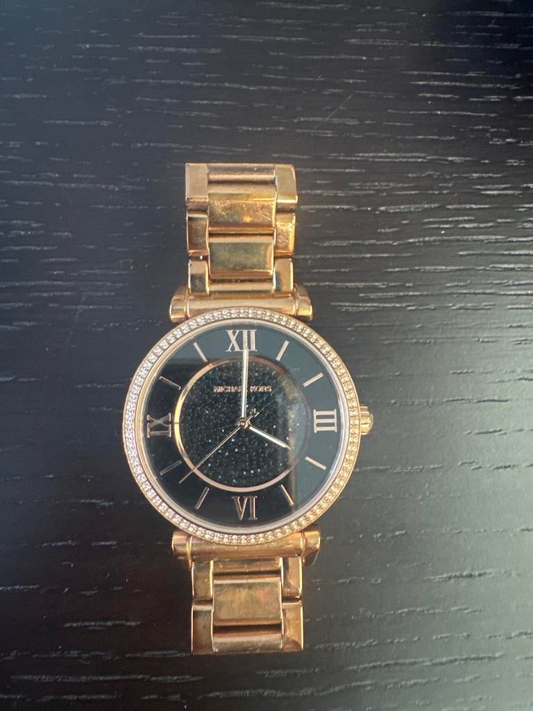 Michael Kors Rosé Horloge, Staal, Fossil, Polshorloge, Ophalen of Verzenden