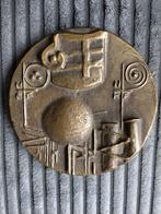 50 jarig bestaan Nederlandse Kabelfabriek Delft, Postzegels en Munten, Penningen en Medailles, Ophalen of Verzenden, Brons, Nederland