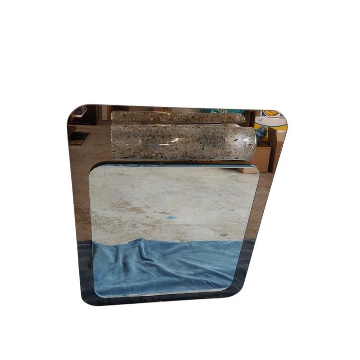 Vintage Wörz badkamer spiegel met verlichting, Huis en Inrichting, Woonaccessoires | Spiegels, 50 tot 75 cm, Minder dan 100 cm