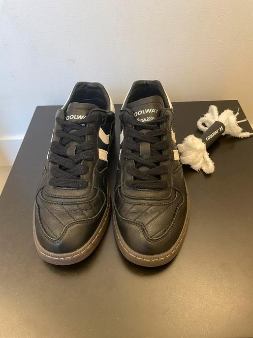 GOAL zwarte leren sneakers, Kleding | Dames, Schoenen, Nieuw, Sneakers of Gympen, Zwart, Verzenden