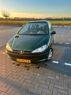 Peugeot 206 1.4 X-line 3D 2001 Groen met schuifdak /open dak, Auto's, Peugeot, Voorwielaandrijving, 4 cilinders, Origineel Nederlands