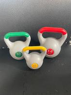 Kettlebells 4, 10 en 14 kg, Sport en Fitness, Ophalen, Gebruikt, Kettlebell