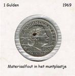 Misslag 1 Gulden 1969 Nederland, Postzegels en Munten, Munten | Nederland, 1 gulden, Koningin Juliana, Losse munt, Verzenden