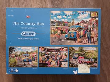 GIBSONS puzzel (The Country Bus) 3 x 500 st beschikbaar voor biedingen