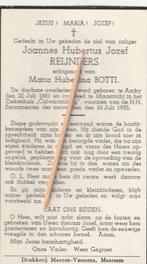 Bidprentje Reijnders, Verzamelen, Bidprentjes en Rouwkaarten, Verzenden