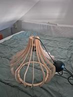 Houten Design Hanglamp, Huis en Inrichting, Lampen | Hanglampen, Ophalen, Nieuw, Hout, Minder dan 50 cm