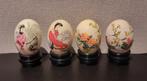 Vintage handgeverfde eieren, Huis en Inrichting, Ophalen