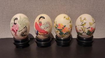 Vintage handgeverfde eieren