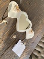 Leuke wandkapstok met spiegel - hartjes design, Wandkapstok, Ophalen of Verzenden, Zo goed als nieuw, Minder dan 100 cm