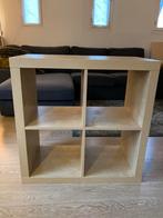 Ikea Kallax kast - 4 vakken - Houtkleurig, Ophalen, Gebruikt, 50 tot 100 cm, Minder dan 100 cm