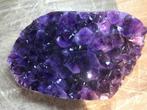 Amethist cluster (22) 4,76 kg, 26x19x8 cm diep paars, Ophalen of Verzenden, Mineraal