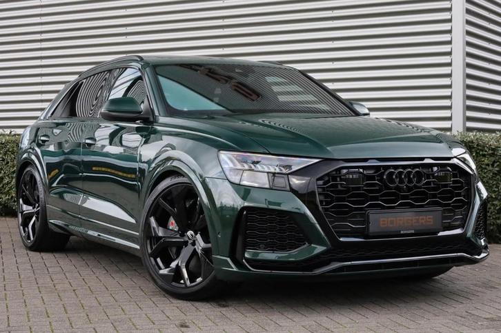 Audi RS Q8 Goodwoodgreen l Dynamic+ l B&O.Adv l Garantie 202, Auto's, Audi, Bedrijf, Te koop, RSQ8, 360° camera, 4x4, ABS, Achteruitrijcamera