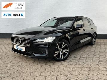 Volvo V60 T6 Recharge AWD R-Design l H&K l LEDER l TOPSTAAT! beschikbaar voor biedingen