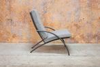 Als nieuw! grijze stoffen Harvink Uncle Sam design fauteuil, Huis en Inrichting, Harvink, Harvink, Design, 75 tot 100 cm