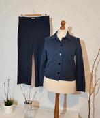 KYRA donkerblauw broekpak maat 44, Verzenden, Zo goed als nieuw, Maat 42/44 (L), Blauw
