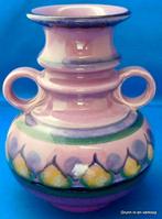 Flora Holland - vaas met twee oren, decor Lila, Ophalen of Verzenden, Huis en Inrichting