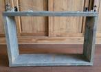Decoratieve steigerhout rechthoek antraciet wash, Ophalen of Verzenden, Gebruikt