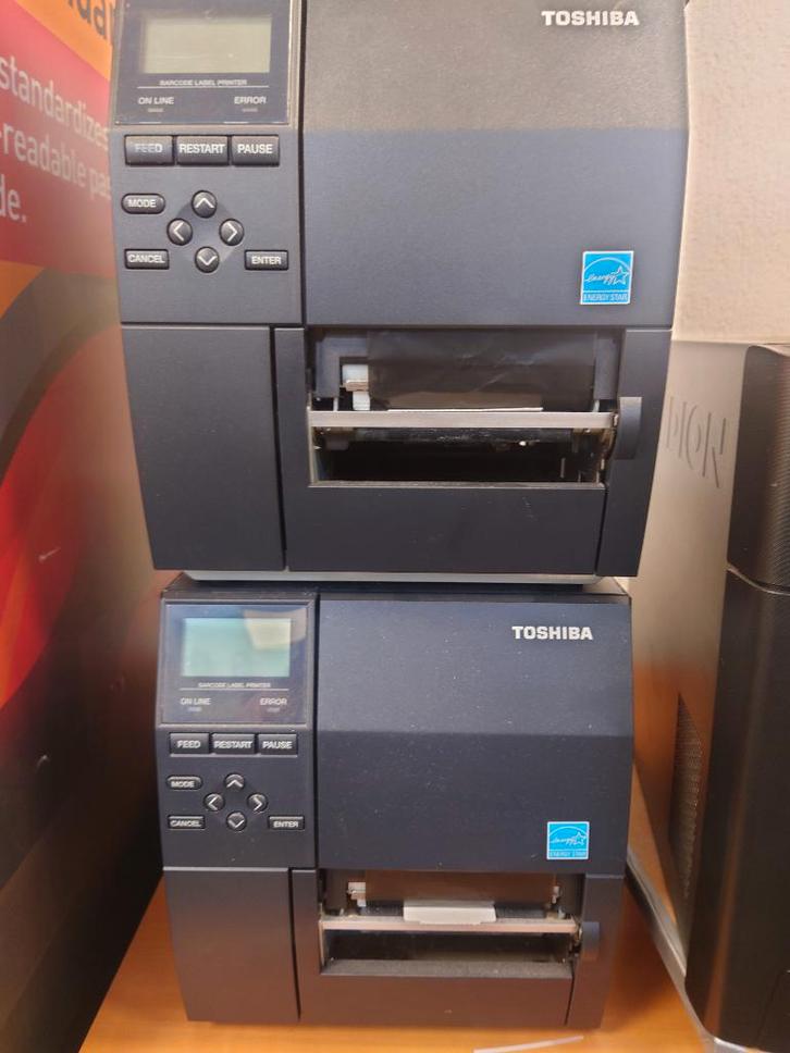 Toshiba B-ex4T1 industrial thermal label printer, Computers en Software, Printers, Zo goed als nieuw, Printer, Thermo-printer