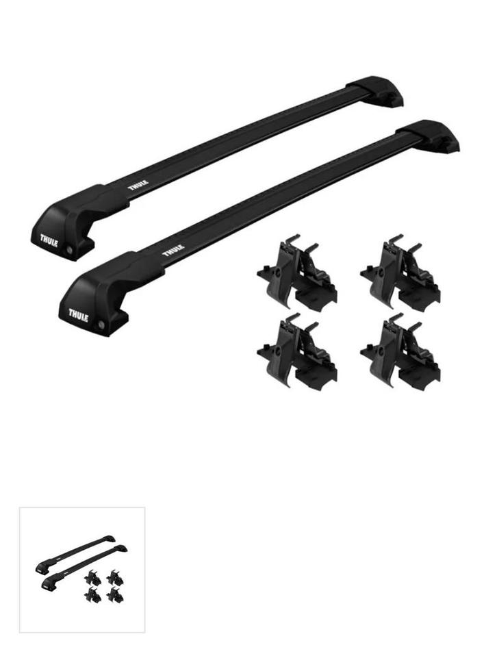 Thule WingBar Edge Black | BMW X5 (G05) vanaf 2018, Auto diversen, Dakdragers, Zo goed als nieuw, Ophalen