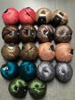 Hobbii Metallic Wol - 18 Bollen, Hobby en Vrije tijd, Breien en Haken, Ophalen of Verzenden, Nieuw, Breien of Haken, Wol of Garen