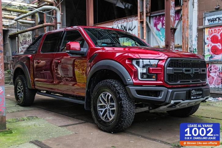 Ford F150 Raptor Lage Bijtelling Fiscaal 35k 1e Eig F 150, Auto's, Bestelauto's, Te koop, Ford USA, Benzine, Gebruikt, BTW verrekenbaar